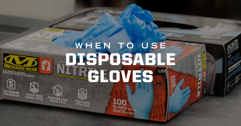 Disposable vs Reusable gloves